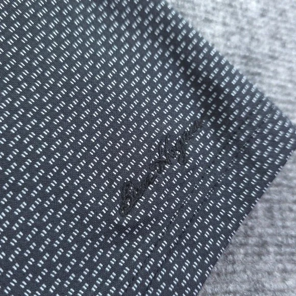 Ben Hogan Polo 3XL Blue / Black Geometric Short Sleeve Golf Performance Stretch - Picture 2 of 7